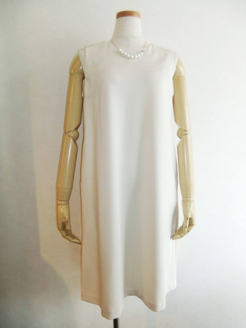 Lounie パールネックレス付フレアワンピース 4 444glad