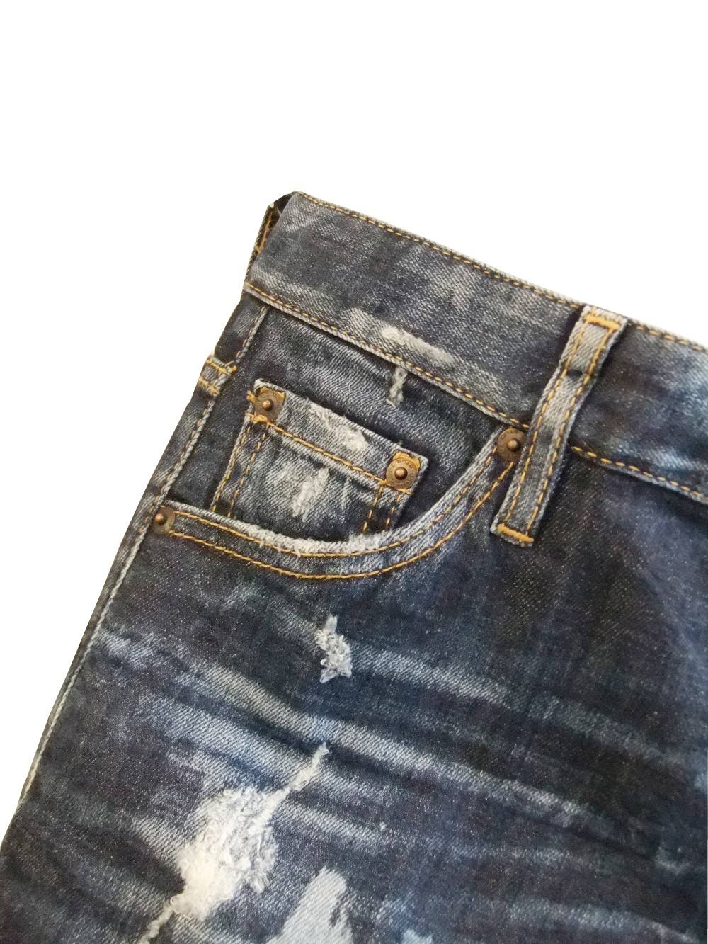 DSQUARED2 ディースクエアード Clement jean泥加工 50 Dsquared2 - CLEMENT JEAN DSQUARED2 (ディースクエアード)デニム