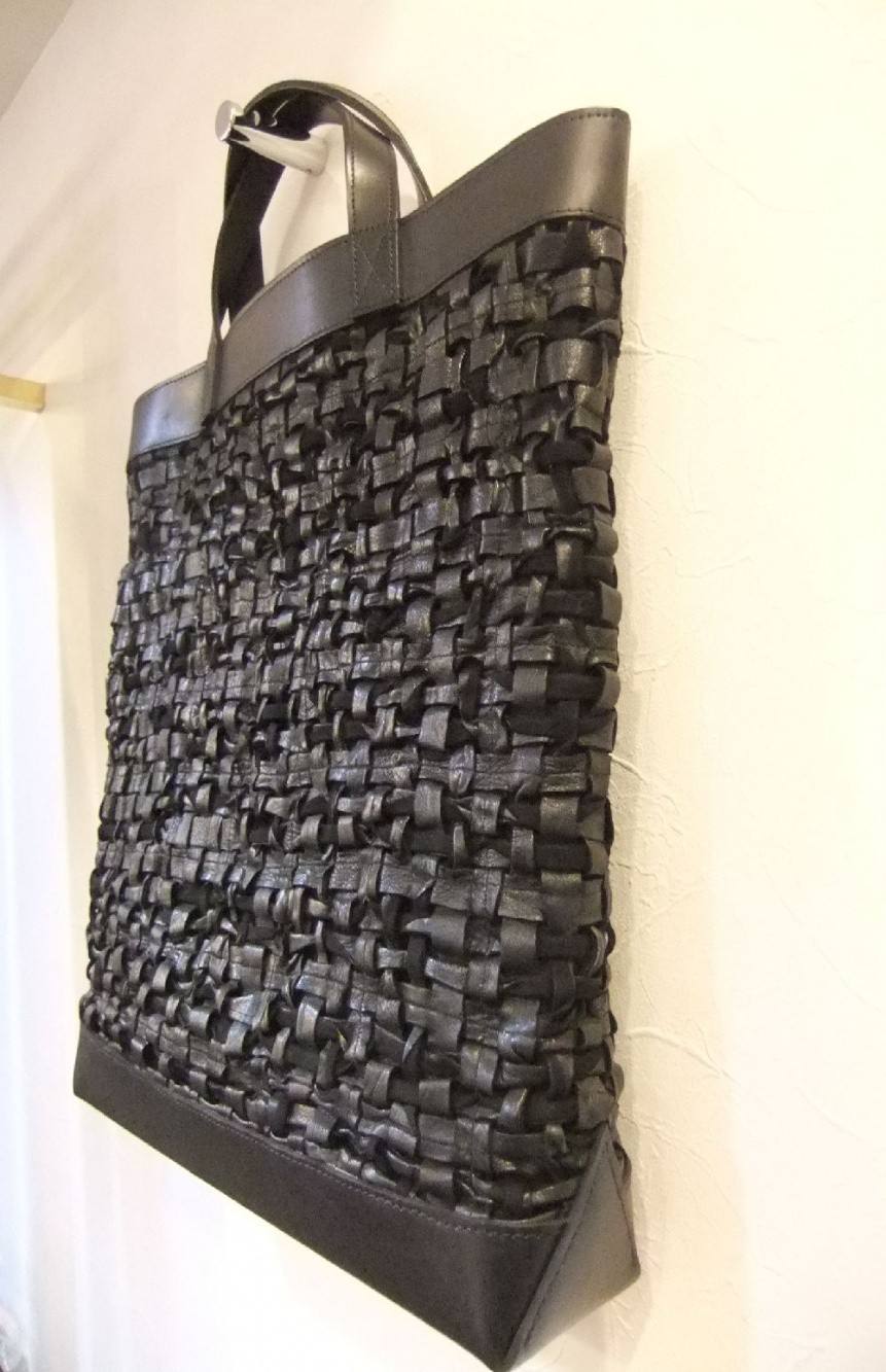 ISAMU KATAYAMA BACKLASH - イタリーメッシュ+ステアレザー