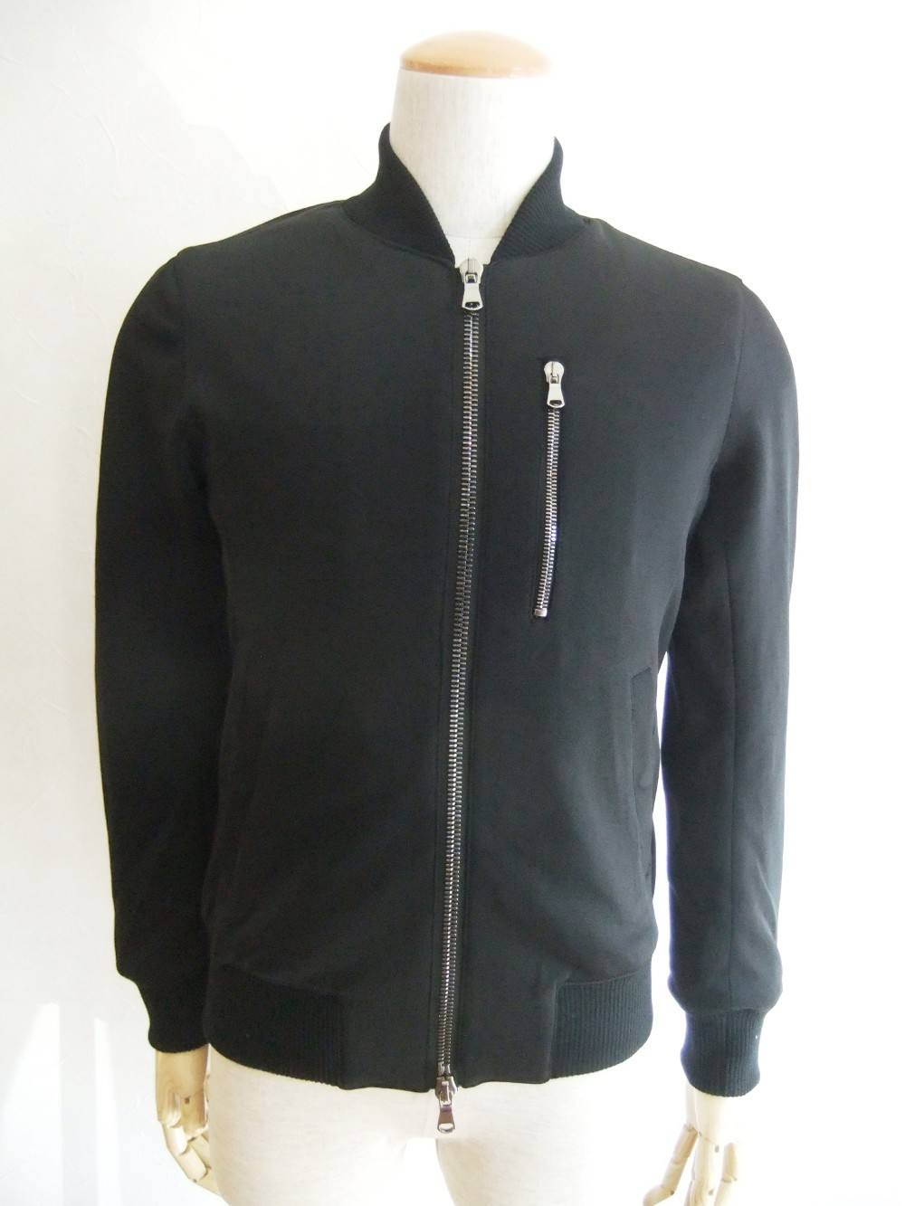 美品✨junhashimoto NARROW MA-1 ラムレザー　ブラック L junhashimoto NARROW MA-1 サイズ2 junhashimoto ラムレザー