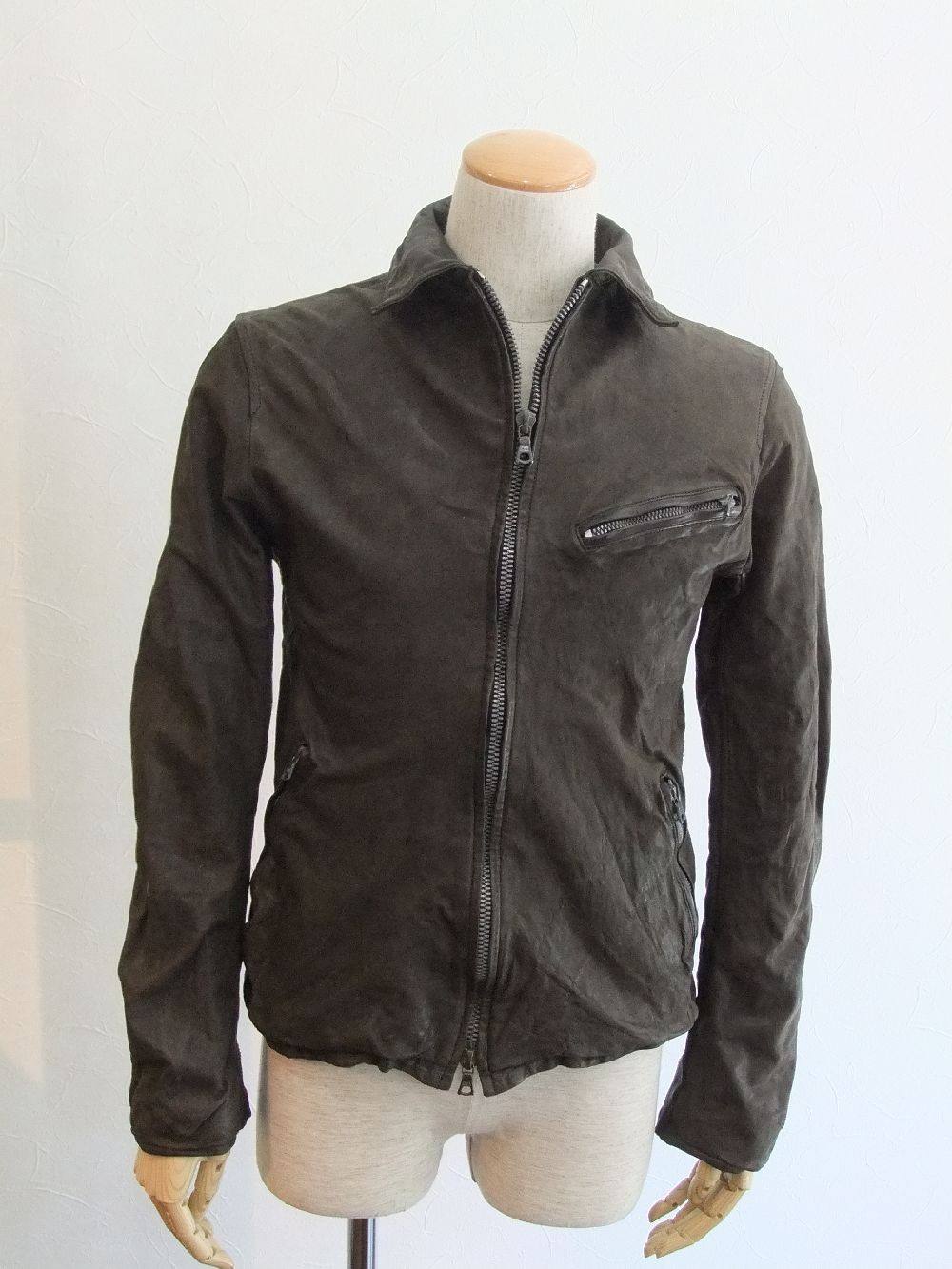 ISAMU KATAYAMA BACKLASH ballet シングルライダース ISAMU KATAYAMA BACKLASH - ジャパンカーフ タンニン鞣し 製品