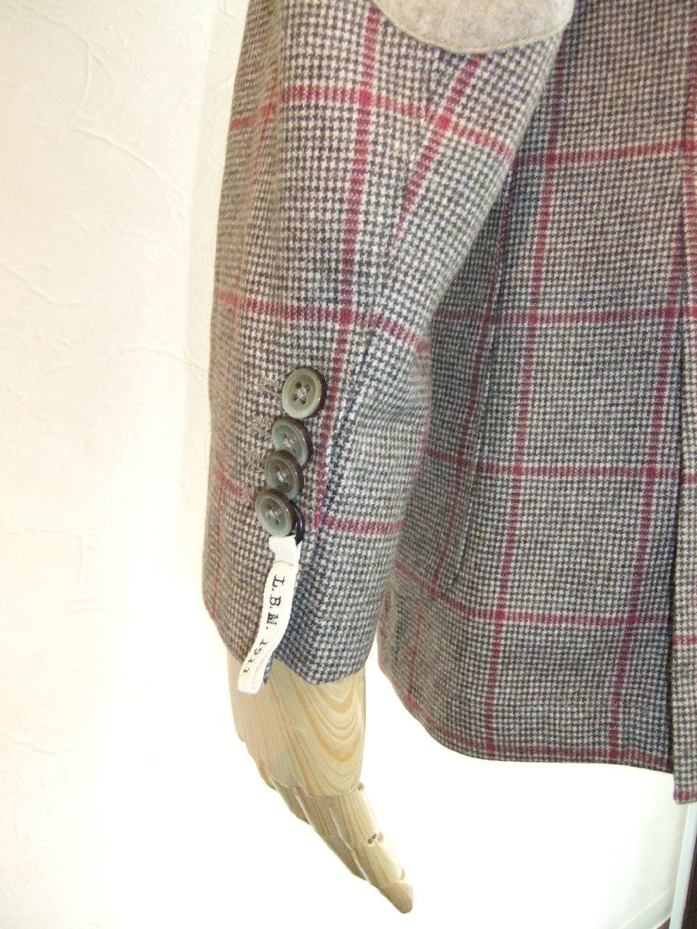 新品7.6万 L.B.M 1911 エルボーパッチ ウール テーラードジャケット 48 チェック柄 イタリア製 エルビーエム ルビアム セントジェームス 通販｜ウエッソン エルボーパッチ｜HAMACモカ(CACAO