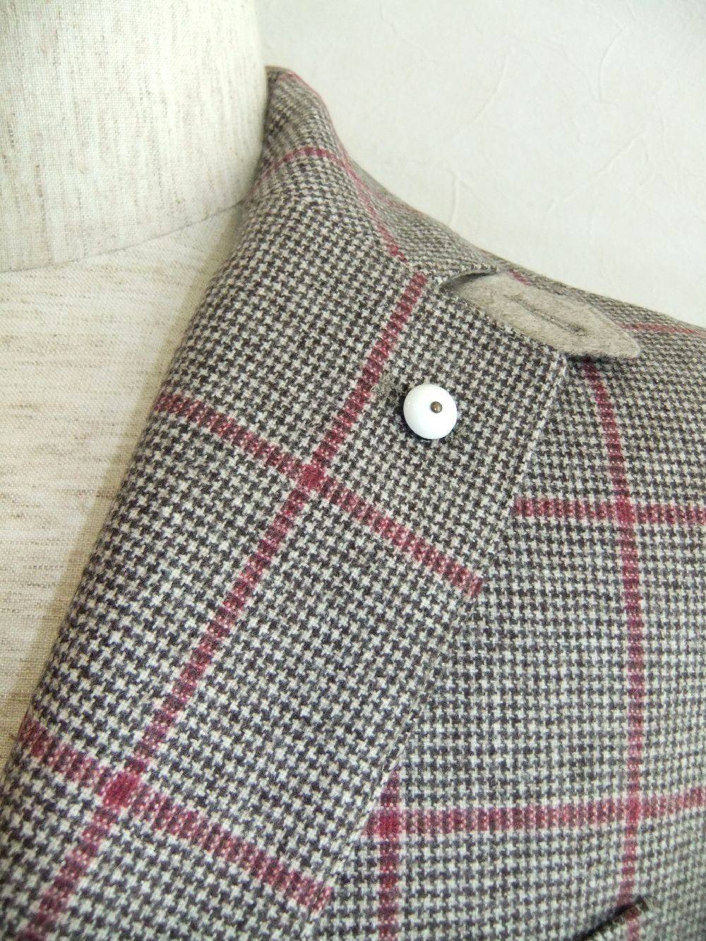新品7.6万 L.B.M 1911 エルボーパッチ ウール テーラードジャケット 48 チェック柄 イタリア製 エルビーエム ルビアム セントジェームス 通販｜ウエッソン エルボーパッチ｜HAMACモカ(CACAO