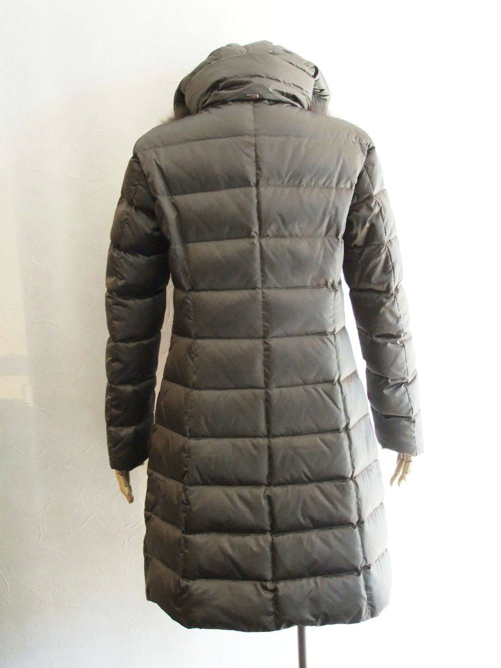 HERNO - MARBLED PADDED DOWN COAT | 4.444glad HERNO ロングダウン