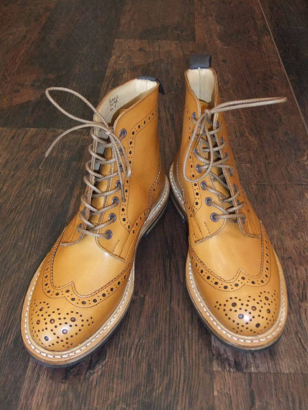 Tricker's Acorn Antique ウィングチップ ブーツ 8.5 Tricker's - ウイングチップ ブーツ (ACORN ANTIQUE/エイコンアンティ