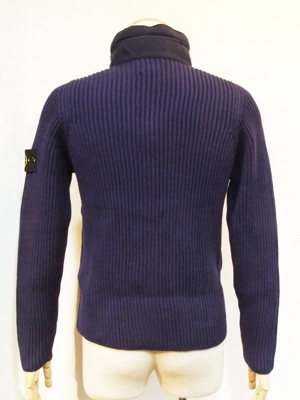 STONE  ウール　リブ編み　フード　カーディガン　Sサイズ 11141823_5465ca241cc37.jpg