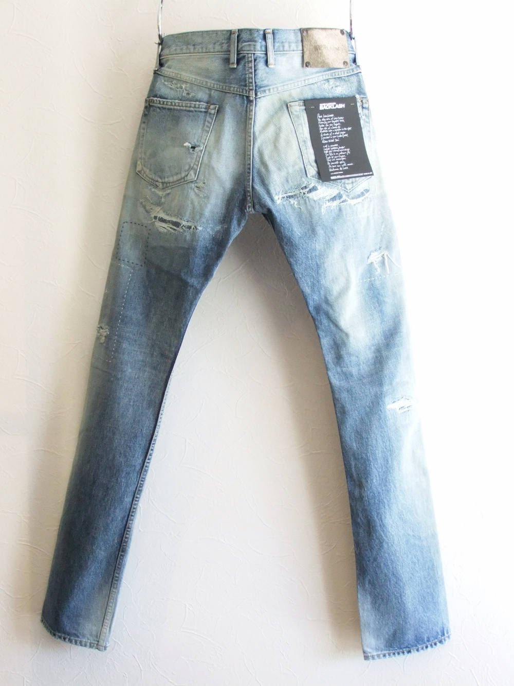 ISAMU KATAYAMA BACKLASH - セルビッチ+パイソン墨染め クラッシュ