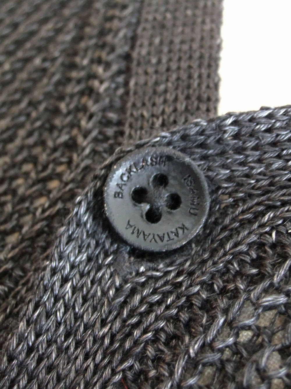 [BACKLASH]バックラッシュ:リネンカットオフカーディガン nofl】リネンクロスベーシックカーディガン 644003450 | ナチュラル服