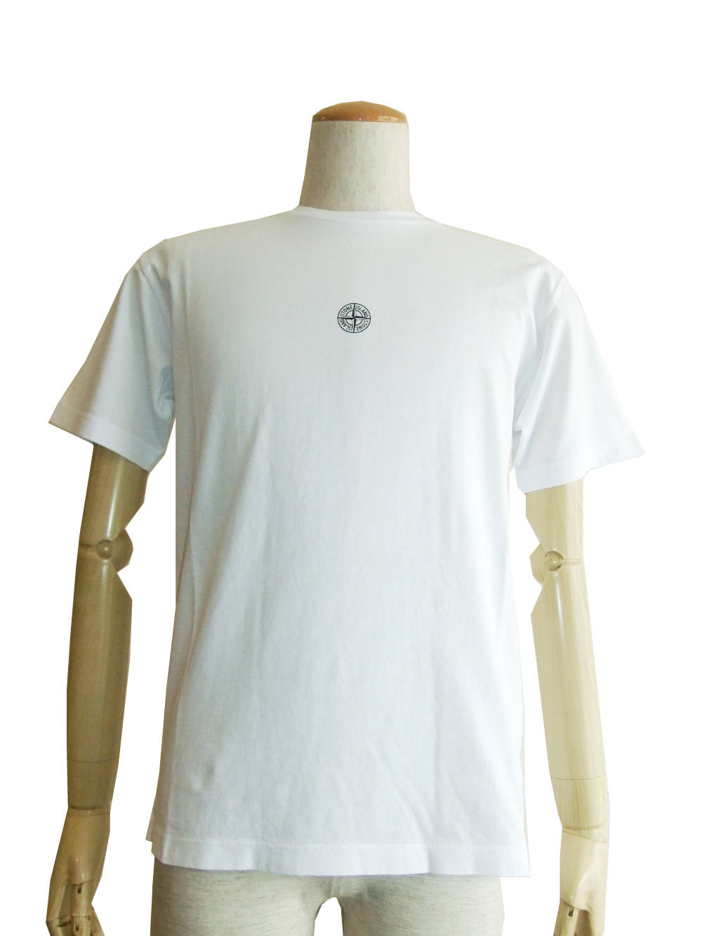 STONE ISLAND - INSTITUTIONAL プリント クルーネック Tシャツ STONE ISLAND - INSTITUTIONAL プリント クルーネック Tシャツ