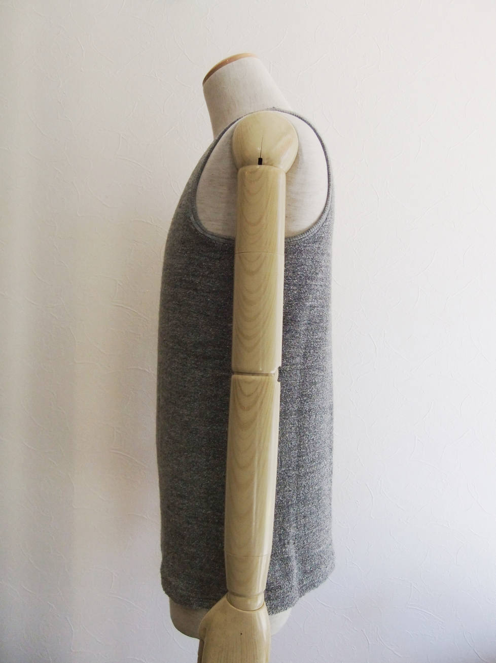 Seagreen - パイル タンクトップ MSG18S8067 (GRAY) | 4.444glad
