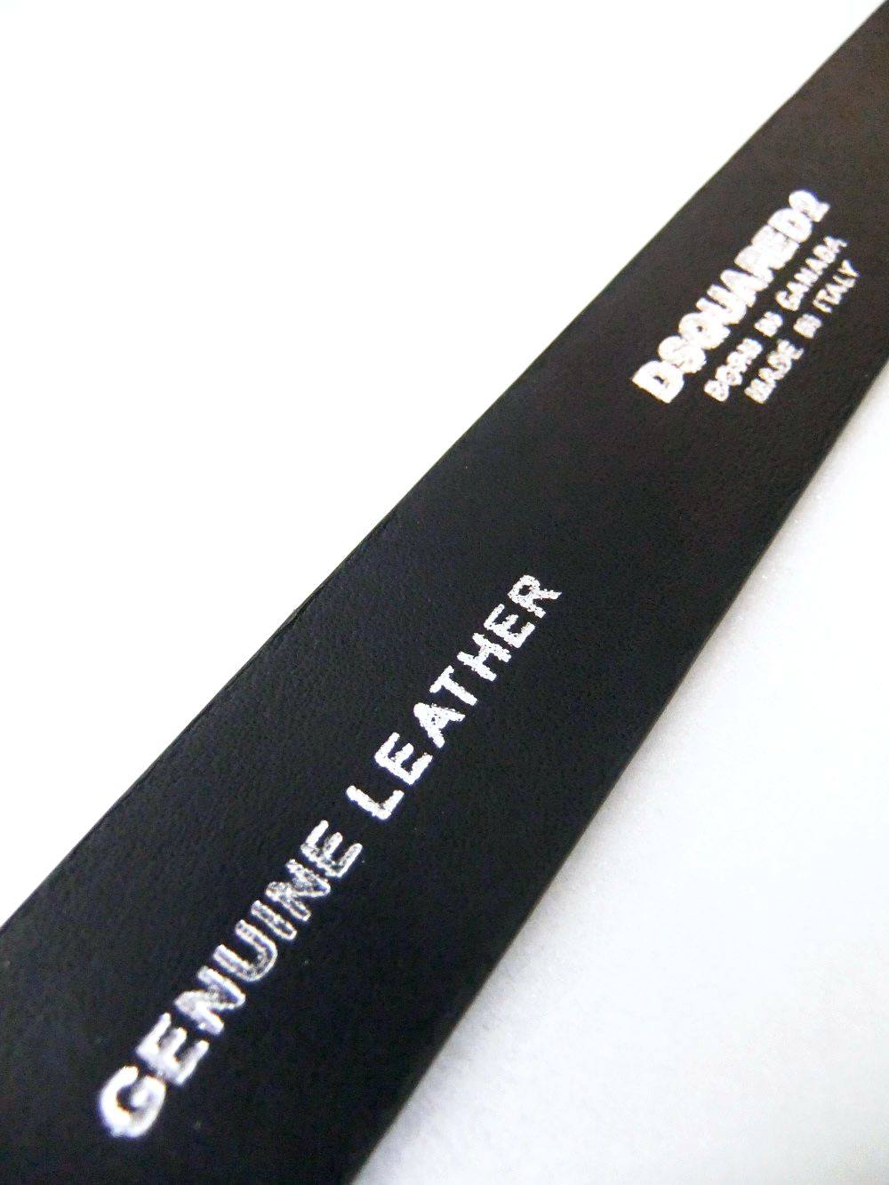 Dsquared2 - ディースクエアード シルバーバックル ベルト GOTHIKA