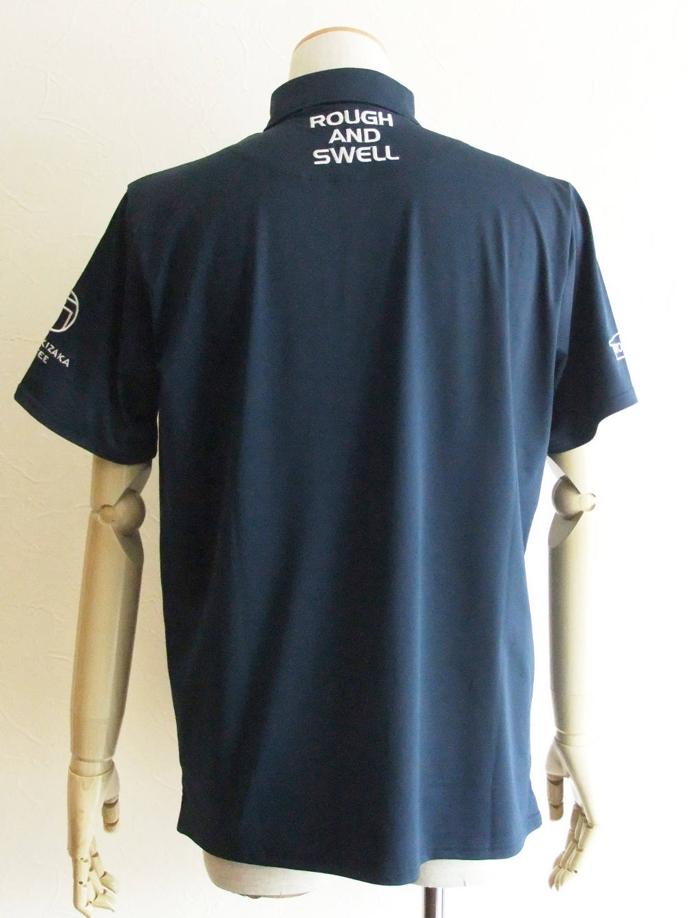 【新品】Rough and Swell ネイビー ポロシャツ　サイズS rough & swell - 2019 TOUR POLO ( NAVY ) 半袖ポロシャツ | 4.444glad