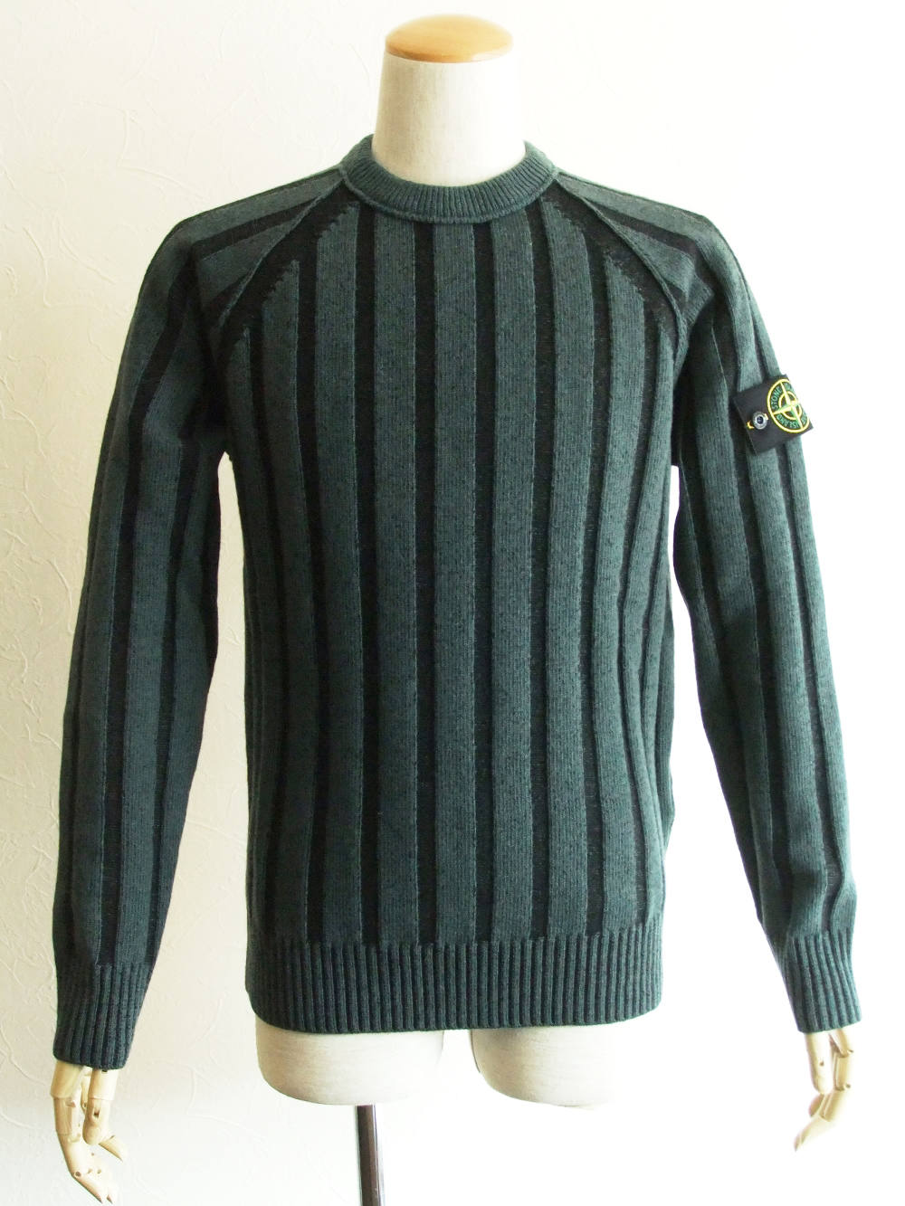 STONE ISLAND - リブ編みニットC/N セーター 503A4 | 4.444glad