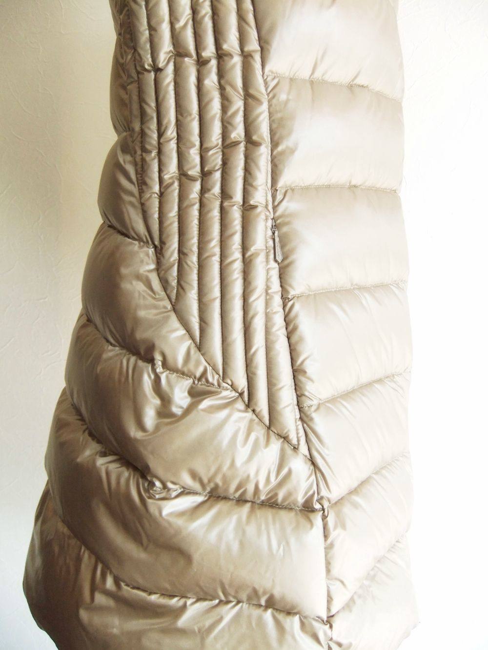 TATRAS - BABILA ( ベージュ ) ナイロン セミロング ダウンコート