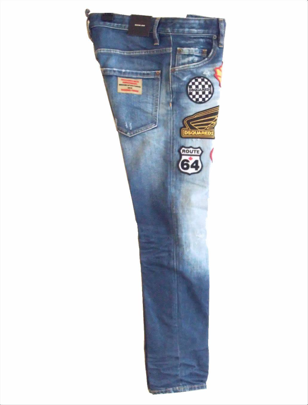 美品 レア 完売品】DSQUARED2 SKATER スケーター 46 濃紺 DSQUARED2