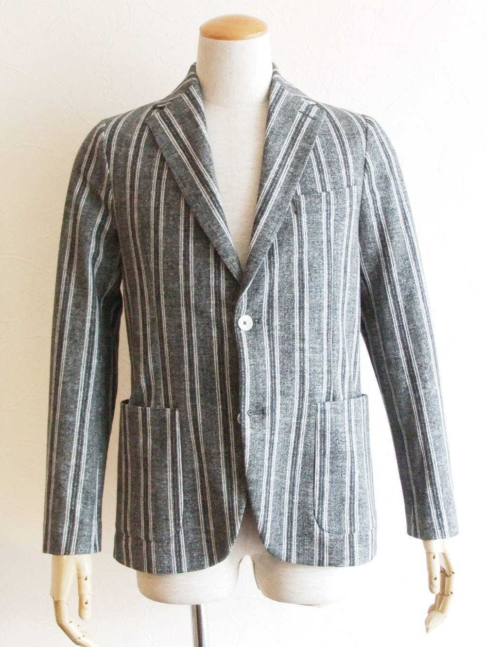 CIRCOLO 1901 - ストライプ柄ジャージージャケット JERSEY JACKET