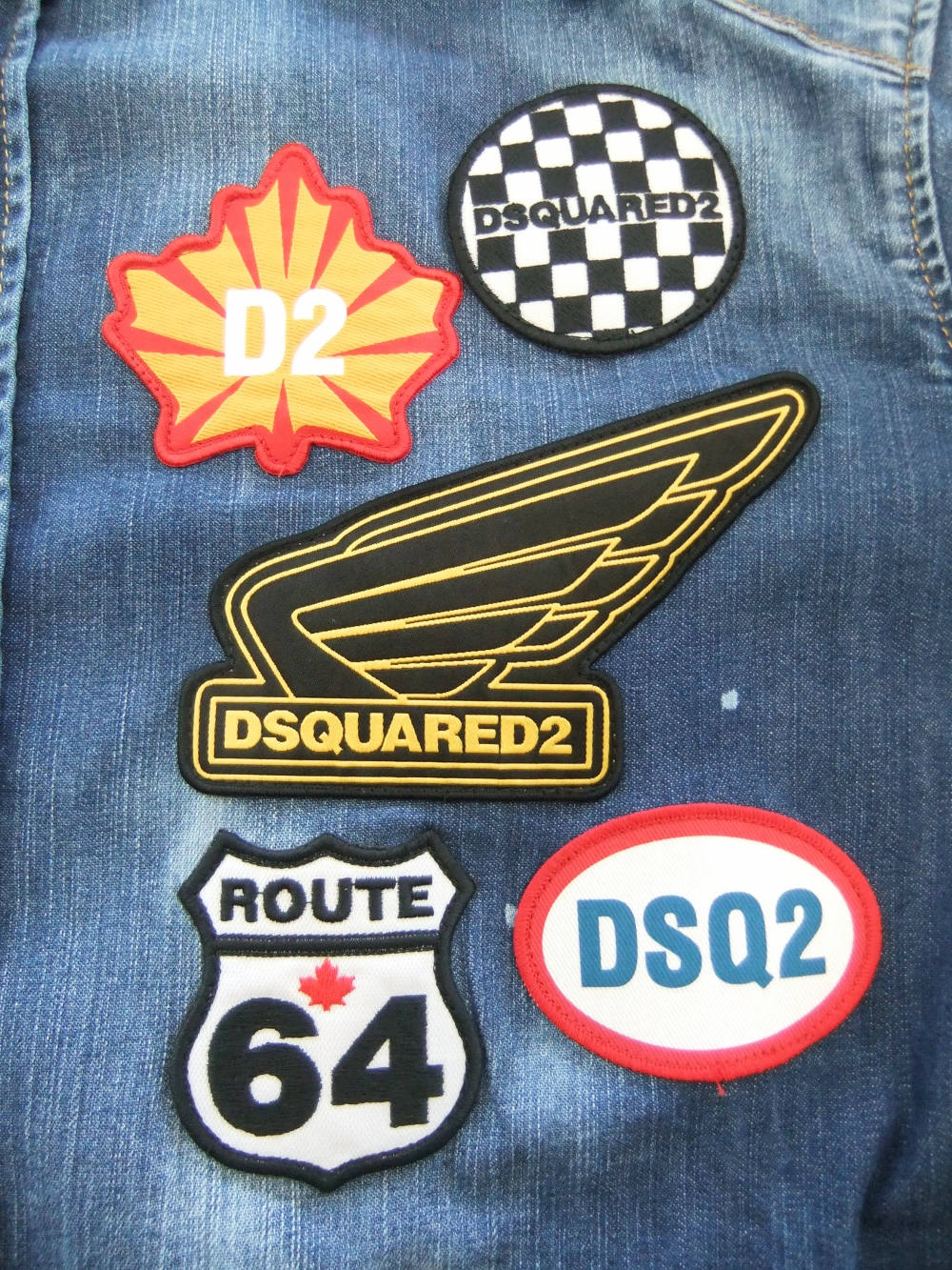 Dsquared2 - クラッシュ ウエスタン ワッペン付きデニムシャツ WESTERN 