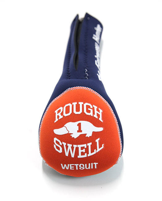 ROUGH & SWELL ヘッドカバー rough & swell - NEW WET SUIT FOR DRIVER ( オレンジ×ネイビー